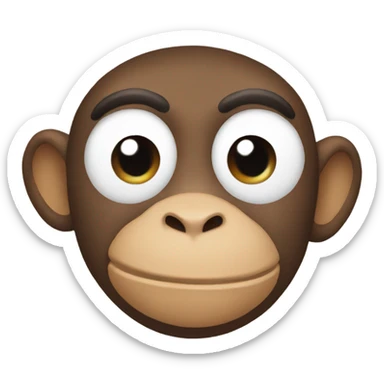 Monkey sticker