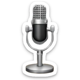 Hip hop recording studio booth sticker