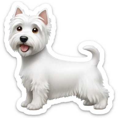 Westie terrier sticker