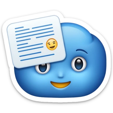 Read receipt emoji sticker