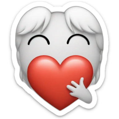 Coeur avec mes main sticker