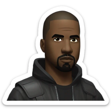 Kanye-west,cyberpunk2077 sticker