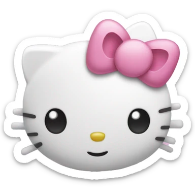 happy hello kitty sticker