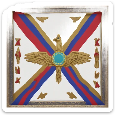 Assyrian flag sticker
