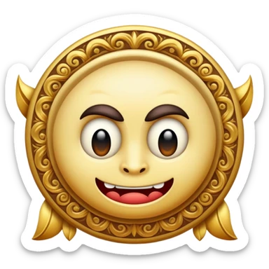 A Thronglet that seems to have devious intent sticker