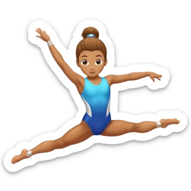 gymnast sticker