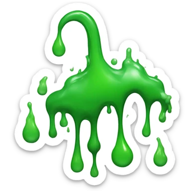 green drip sticker