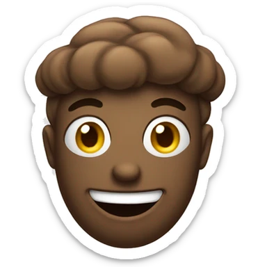 poop smiling  sticker