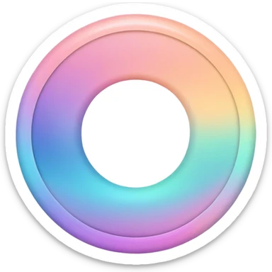 Circle loop pastel  sticker