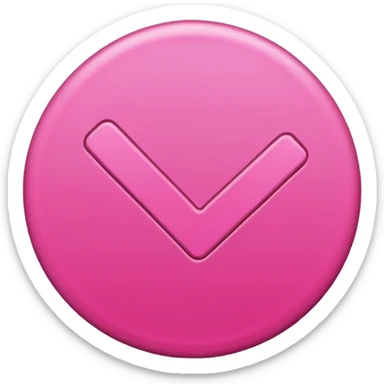 Pink check mark sticker