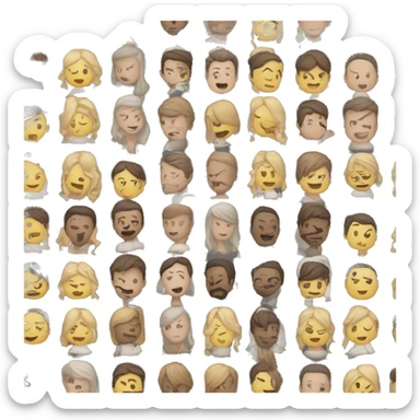 Persona señalando hacia mì sticker