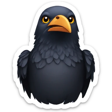 Crow sticker