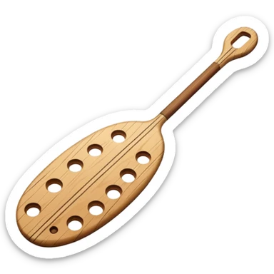 Paddle with holes in it  sticker