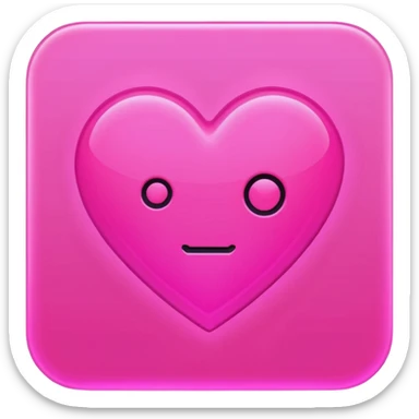 love heart neon cyberpunk sticker