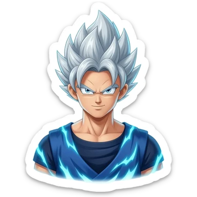Goku instinto superior sticker