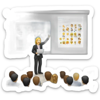 Presentation sticker