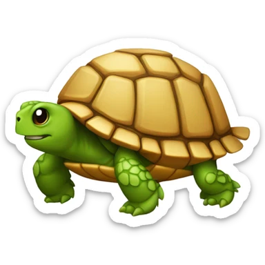 Tortuga enfadada roja de rabia  sticker