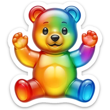 create gummy bear emoji sticker