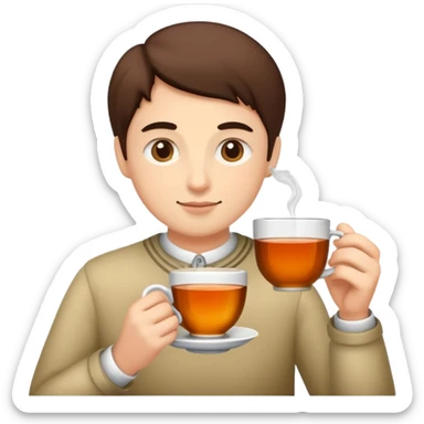 Clock that tea  sticker