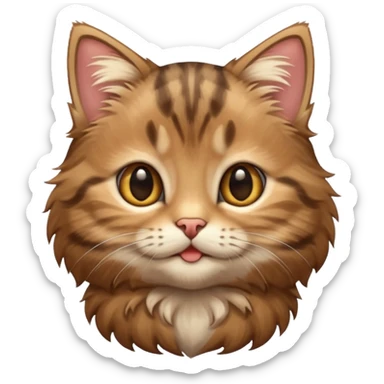 Brown Tabby Kitten sticker