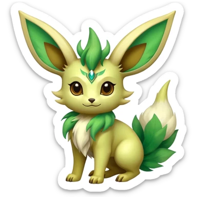 Shiny Exotic Sprigatito-Leafeon-Hybrid-Creature sticker