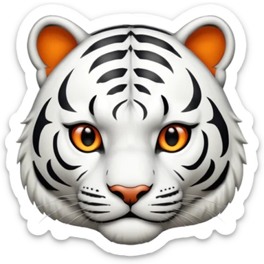 tigre balnc sticker