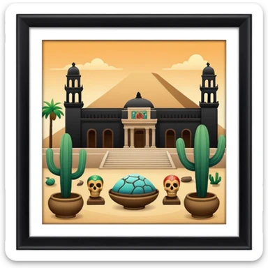 Day o the death, missing people, hereditary movie, museum,tacos,culture,museum in mexico sticker