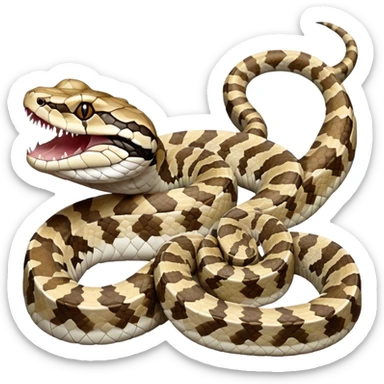 Gaboon viper sticker