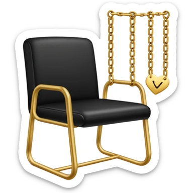 I carried a hand-me-down 1980s Chanel handbag from my sister, who bought it on eBay for $200. It was in poor shape; I glued leather patches onto worn corners, but they peeled off. I kept the bag hidden behind my back, only showing the signature gold-and-black chain on my chair. sticker