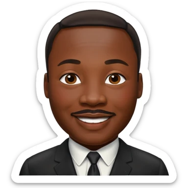 Fatt Martin Luther King JR. sticker