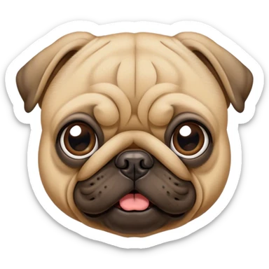 Pug sticker