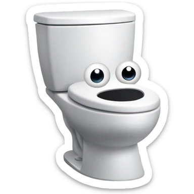 Skibidi toilet sticker