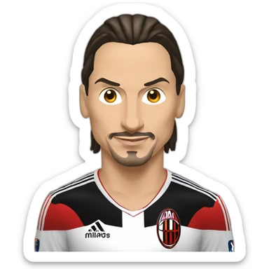 Zlatan Ibrahimovic AC Milan sticker