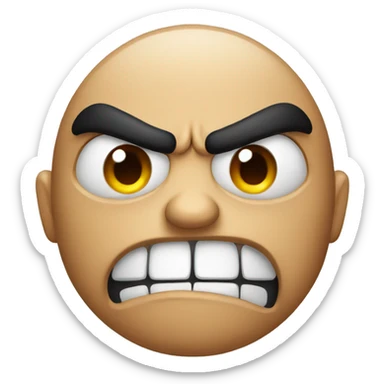 angry face  sticker