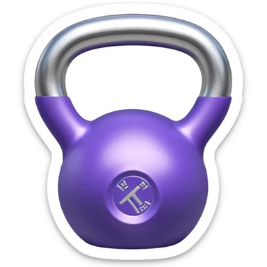 periwinkle kettlebell sticker