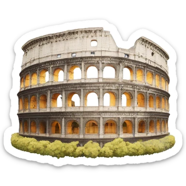 rome italy sticker