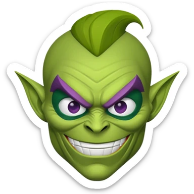 Green goblin sticker