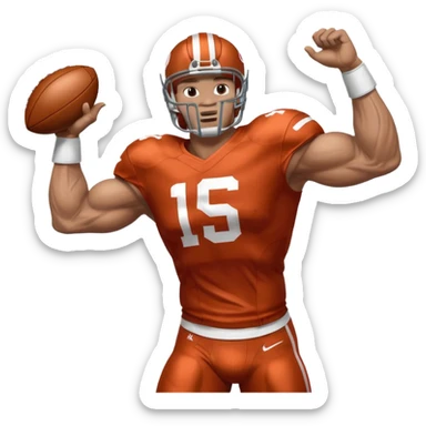 heisman trophy stiff arm sticker