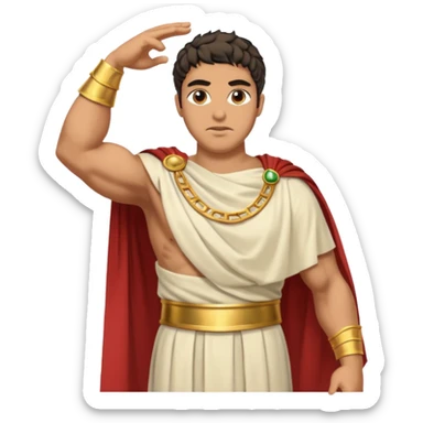 Grecki bóg petros sticker