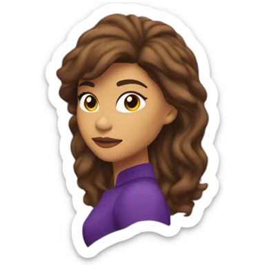 zendaya silhouet cameo 4 sticker