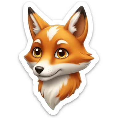 Sweetie fox sticker