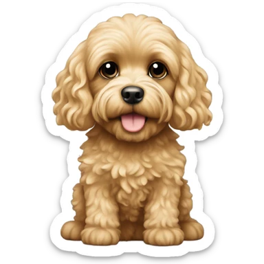 Cavapoo that’s blonde sticker