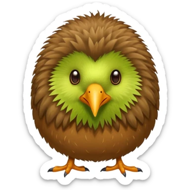 Kiwi bird sticker
