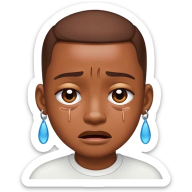 crying ai wil smith sticker