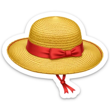 Luffy hat  sticker