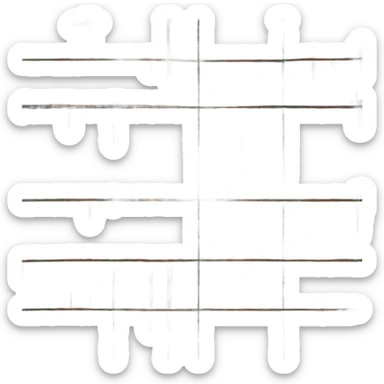 Dark green navy blue maroon and gold tartan plaid bow  sticker