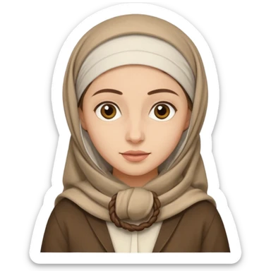 jewish women young ancient Judea sticker