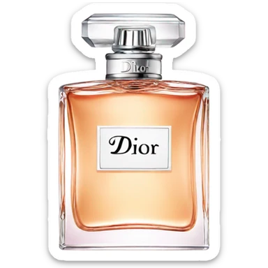 dior perfume sticker