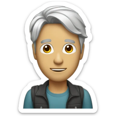 persona confundida sticker