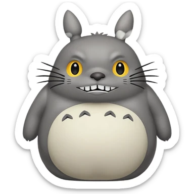 Totoro tierno  sticker
